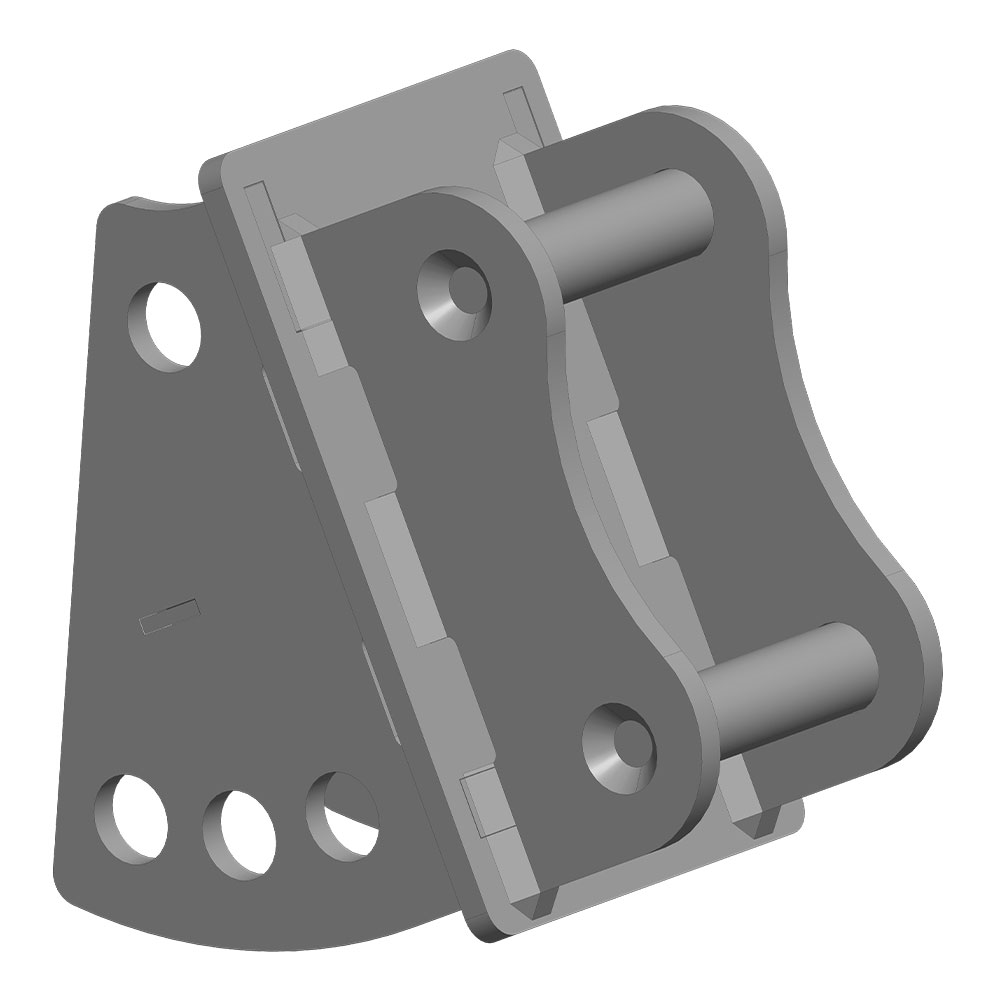 Front view of Excavator Quick Attach Mounting Kit (CAT 304E, E2)