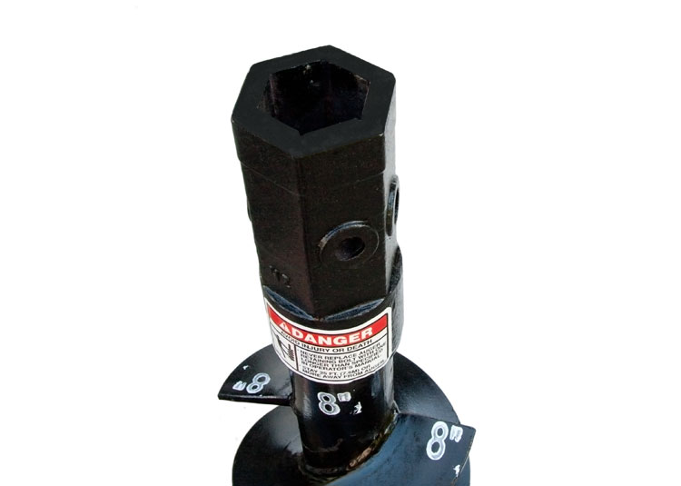Fab Auger 8" x 48" w/ 2" Hex