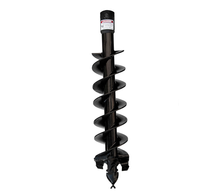 Cast Auger for difficult ground conditions-fracturable rock, asphalt, frozen ground, heavy clay, & compacted soils.