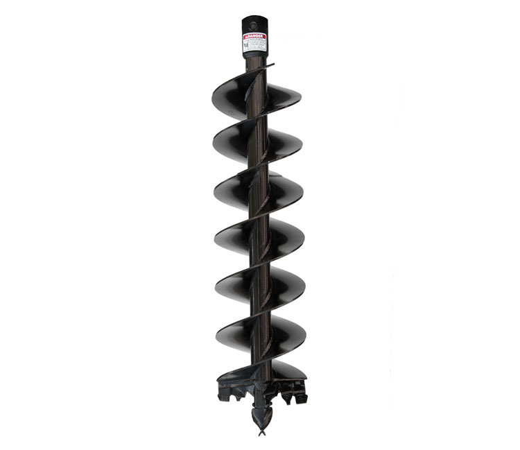 Cast Auger for difficult ground conditions-fracturable rock, asphalt, frozen ground, heavy clay, & compacted soils.