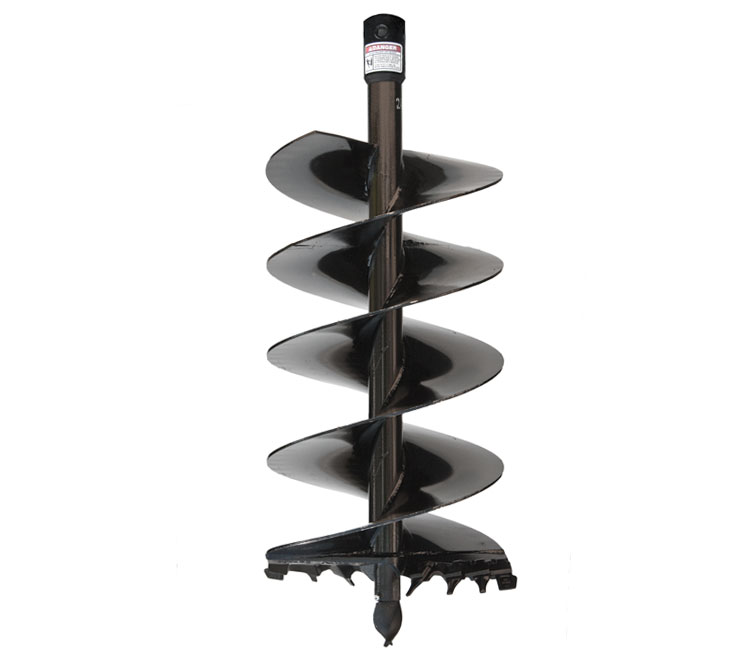 Cast Auger for difficult ground conditions-fracturable rock, asphalt, frozen ground, heavy clay, & compacted soils.