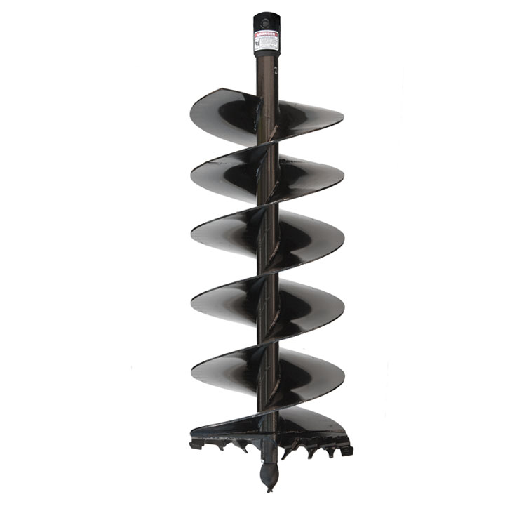 Cast Auger for difficult ground conditions-fracturable rock, asphalt, frozen ground, heavy clay, & compacted soils.