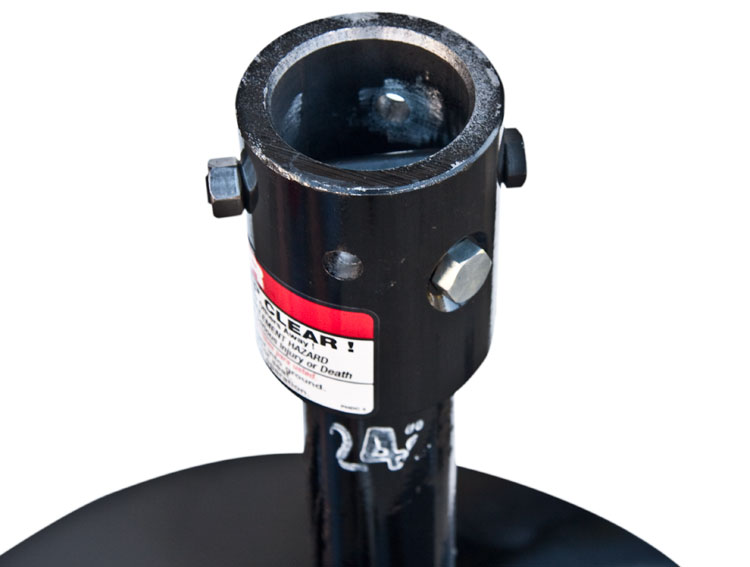 Auger 24 X 40 Serrated Cutting Edge W 2 9 16 Round Danuser