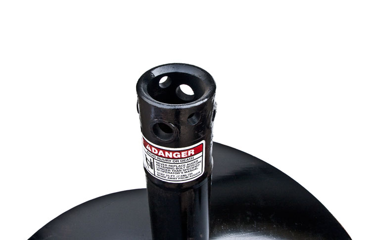 Cast Auger for difficult ground conditions-fracturable rock, asphalt, frozen ground, heavy clay, & compacted soils.