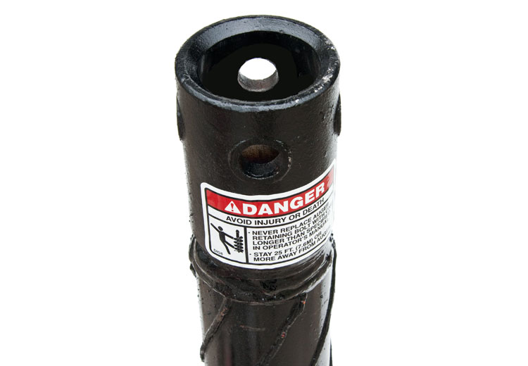 Dirtless digging solution which produces a hole with no loose dirt in the bottom or around the top of the hole.
