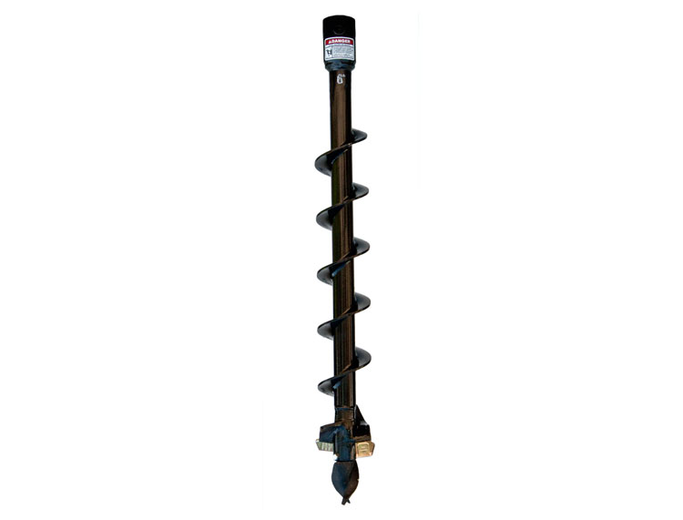 Cast Auger for difficult ground conditions-fracturable rock, asphalt, frozen ground, heavy clay, & compacted soils.