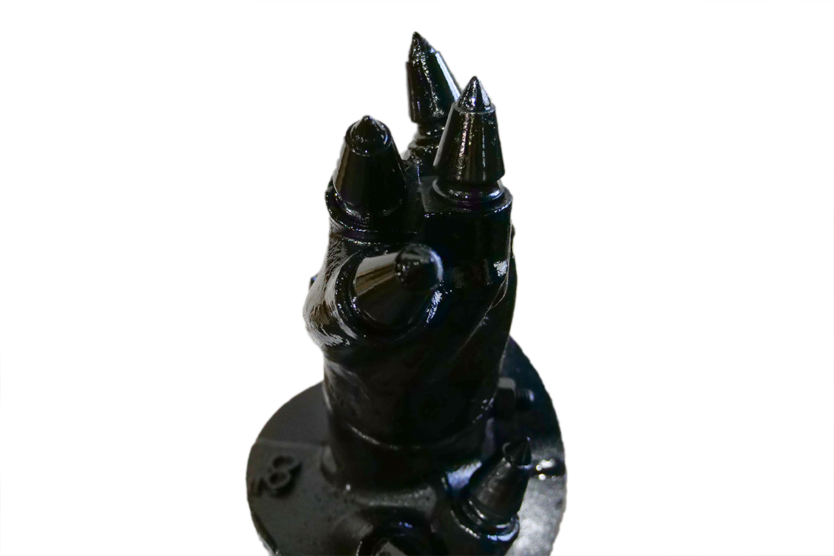 thumbnail image 2 of Danuser 4.5 X 48 Inch Bullet Rock Auger Bit - Hex Collar, Skid Steer Attachment - Model 200152, BH7004, USA Made 2 of 6