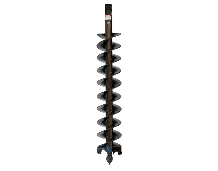 Cast Auger for difficult ground conditions-fracturable rock, asphalt, frozen ground, heavy clay, & compacted soils.
