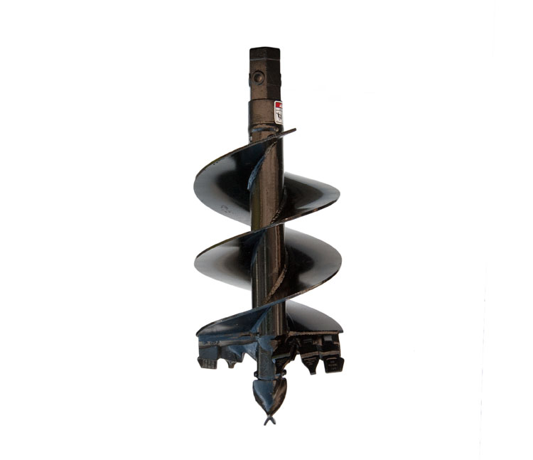 Cast Auger for difficult ground conditions-fracturable rock, asphalt, frozen ground, heavy clay, & compacted soils.