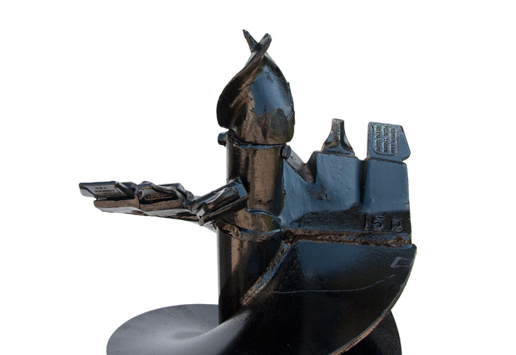 Cast Auger for difficult ground conditions-fracturable rock, asphalt, frozen ground, heavy clay, & compacted soils.