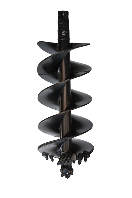Bullet Auger for solid rock/limestone, concrete, asphalt, and frozen ground