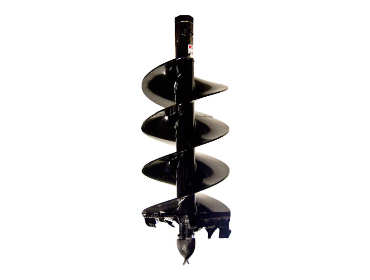 Cast Auger for difficult ground conditions-fracturable rock, asphalt, frozen ground, heavy clay, & compacted soils.