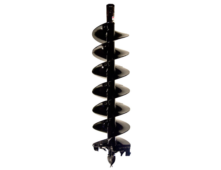 Cast Auger for difficult ground conditions-fracturable rock, asphalt, frozen ground, heavy clay, & compacted soils.