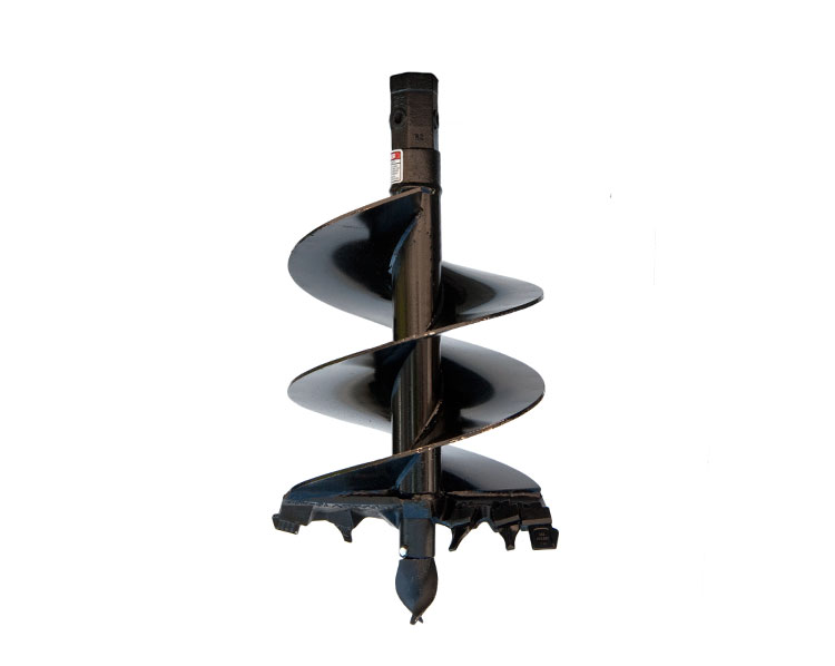 Cast Auger for difficult ground conditions-fracturable rock, asphalt, frozen ground, heavy clay, & compacted soils.
