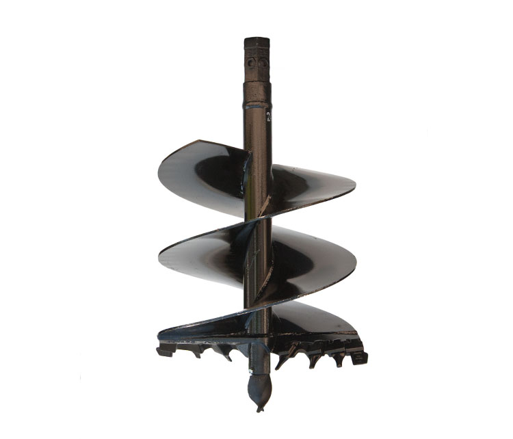  Cast Auger for difficult ground conditions-fracturable rock, asphalt, frozen ground, heavy clay, & compacted soils.