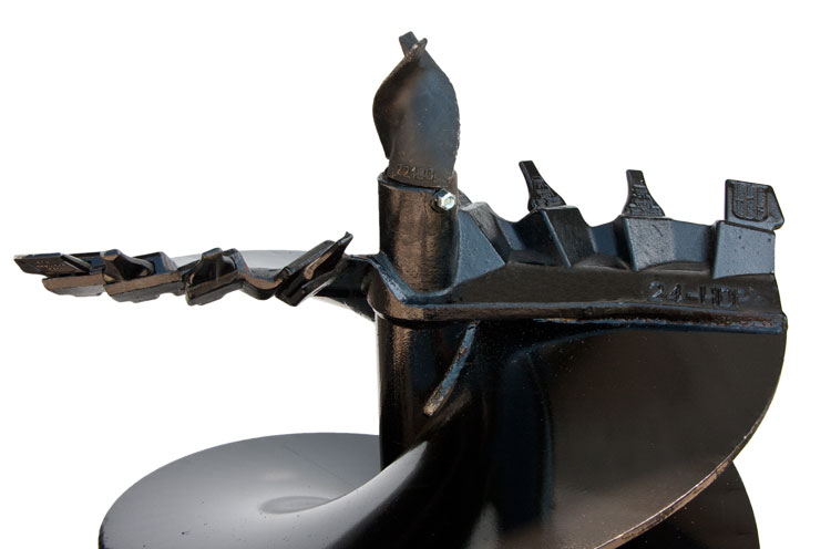  Cast Auger for difficult ground conditions-fracturable rock, asphalt, frozen ground, heavy clay, & compacted soils.