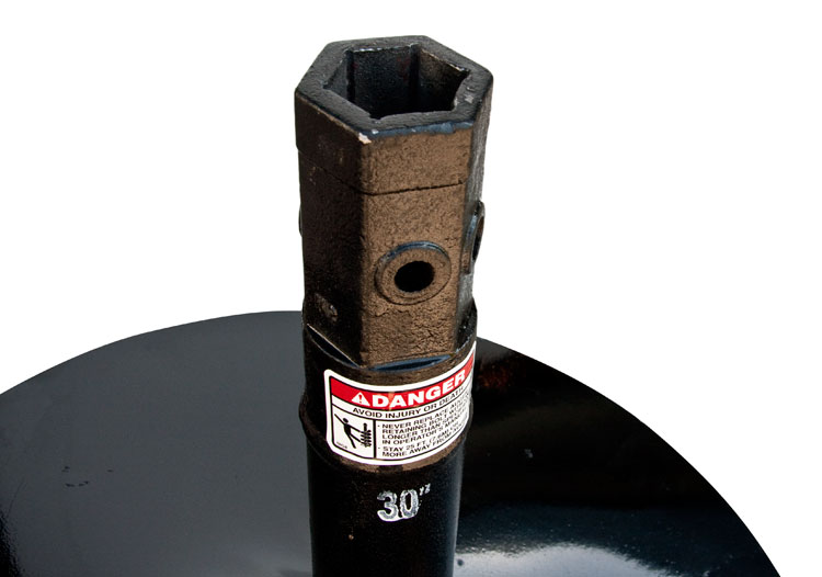 Cast Auger for difficult ground conditions-fracturable rock, asphalt, frozen ground, heavy clay, & compacted soils.