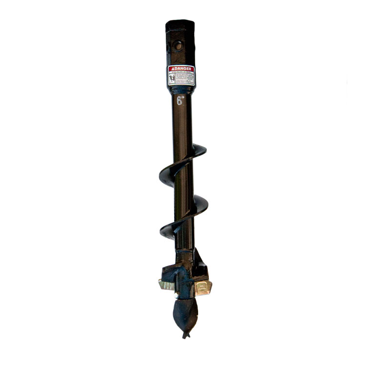 Cast Auger for difficult ground conditions-fracturable rock, asphalt, frozen ground, heavy clay, & compacted soils.