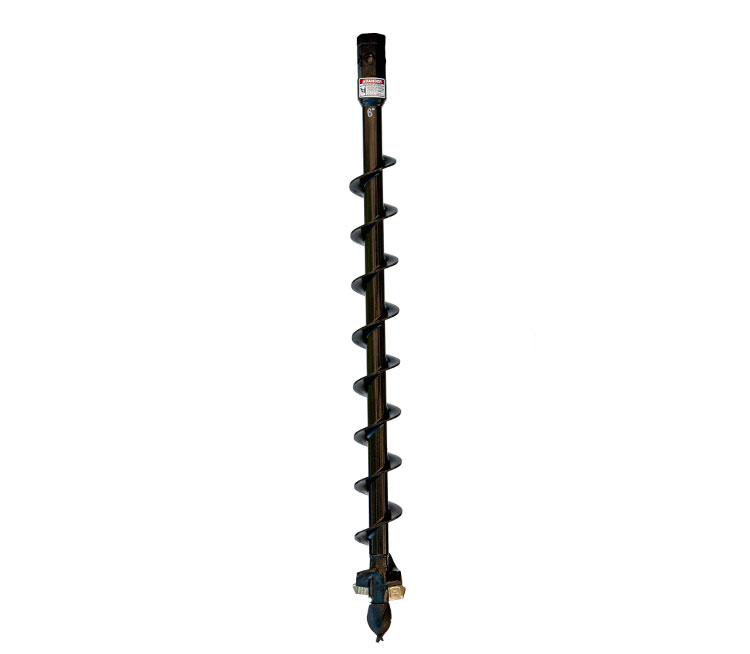Cast Auger for difficult ground conditions-fracturable rock, asphalt, frozen ground, heavy clay, & compacted soils.