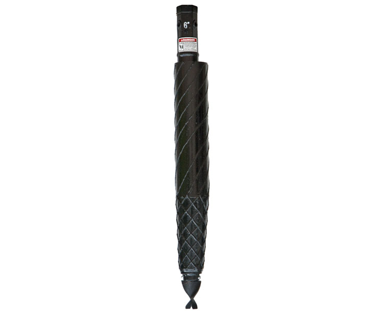 Dirtless digging solution which produces a hole with no loose dirt in the bottom or around the top of the hole.