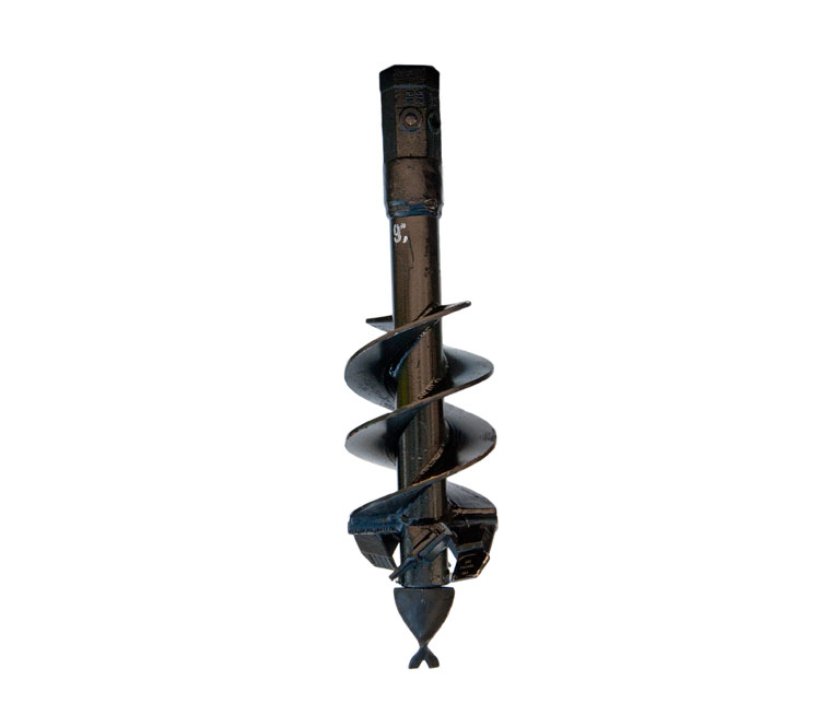 Cast Auger for difficult ground conditions-fracturable rock, asphalt, frozen ground, heavy clay, & compacted soils.