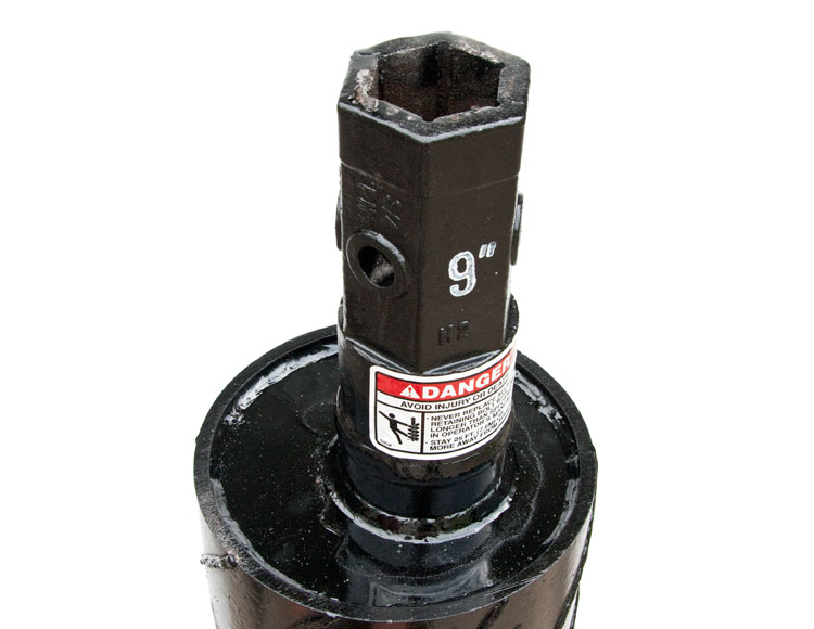  Dirtless digging solution which produces a hole with no loose dirt in the bottom or around the top of the hole.