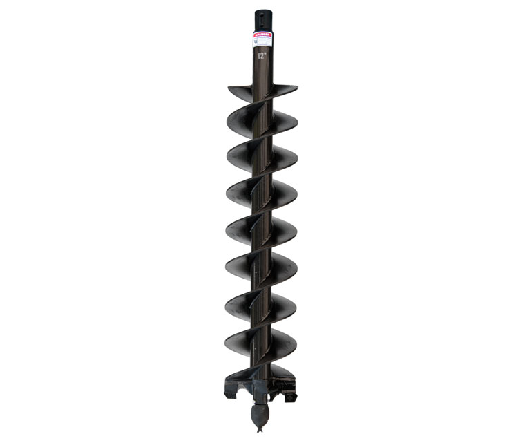 Cast Auger for difficult ground conditions-fracturable rock, asphalt, frozen ground, heavy clay, & compacted soils.
