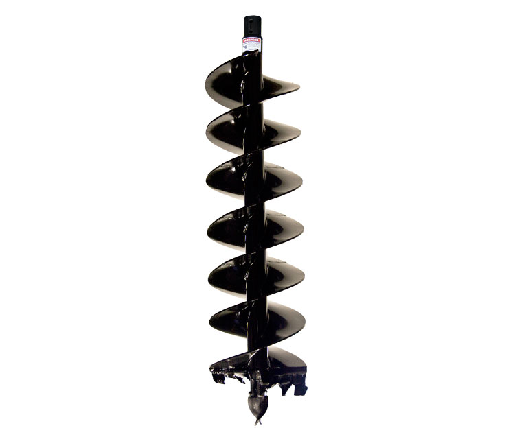 Cast Auger for difficult ground conditions-fracturable rock, asphalt, frozen ground, heavy clay, & compacted soils.