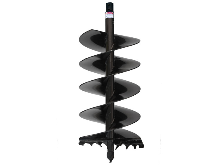 Cast Auger for difficult ground conditions-fracturable rock, asphalt, frozen ground, heavy clay, & compacted soils.