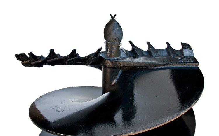  Cast Auger for difficult ground conditions-fracturable rock, asphalt, frozen ground, heavy clay, & compacted soils.