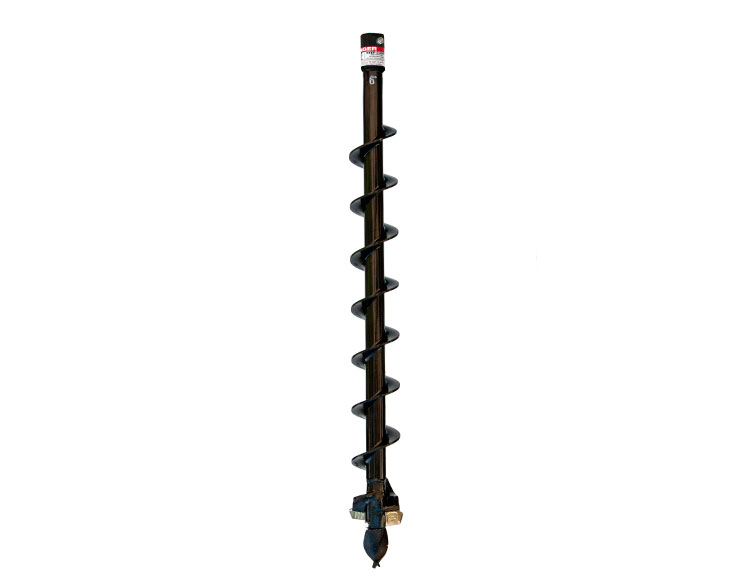 Cast Auger for difficult ground conditions-fracturable rock, asphalt, frozen ground, heavy clay, & compacted soils.