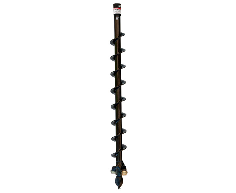 Cast Auger for difficult ground conditions-fracturable rock, asphalt, frozen ground, heavy clay, & compacted soils.