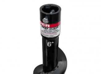 Cast Auger for difficult ground conditions-fracturable rock, asphalt, frozen ground, heavy clay, & compacted soils.