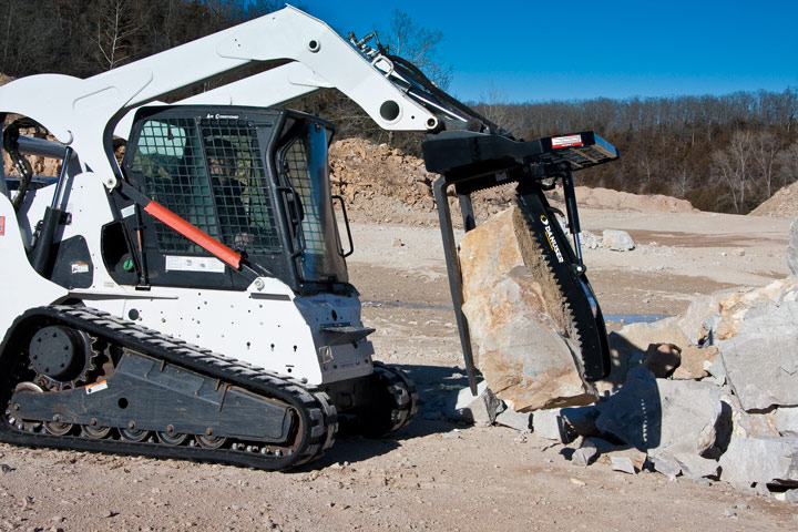Lock & Load  Danuser is proud to introduce the Multi-Purpose Grapple as the newest accessory to the Danuser Pallet Fork line. Expand the functionality of your pallet forks to carry various items such as logs, rocks, pipe, brush, debris, hay bales, fence posts and more. Versatile working options permit the Multi-Purpose Grapple to be pinned in an upright position which allows for normal pallet fork use without the hassle of removing the grapple from the frame (no tools required). With a maximum opening of 55