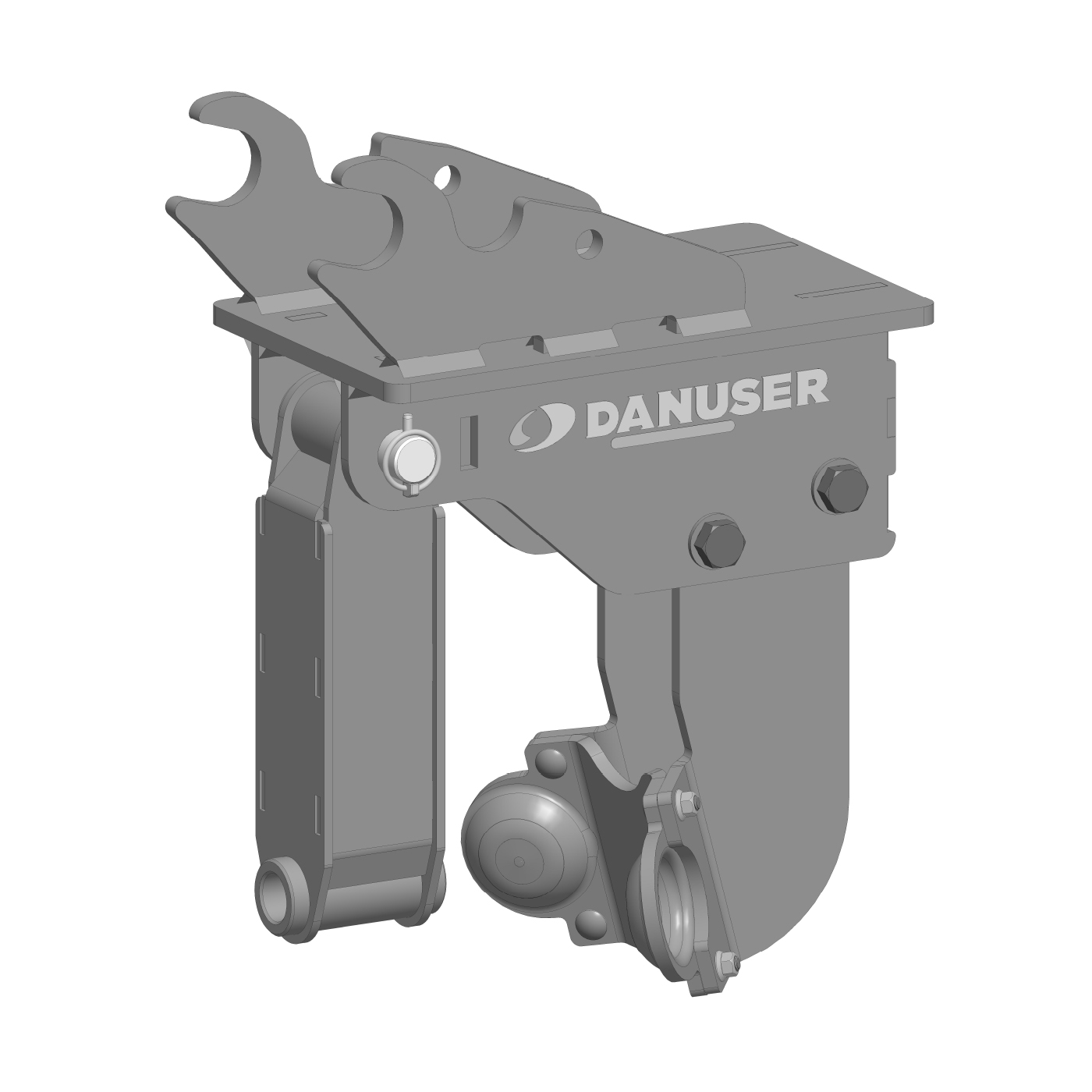 Mount that allows an EP Auger Drive to be used on Kubota KX018, KX141, U15, U17 machines.
