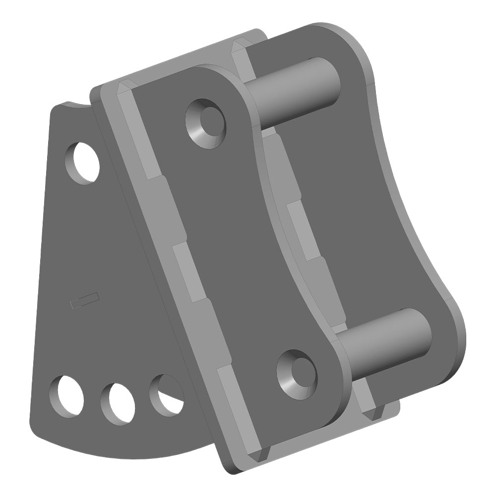 Mount that allows a Hornet Post Driver to be used on Takeuchi TB145, TB250, TB153FR machines.
