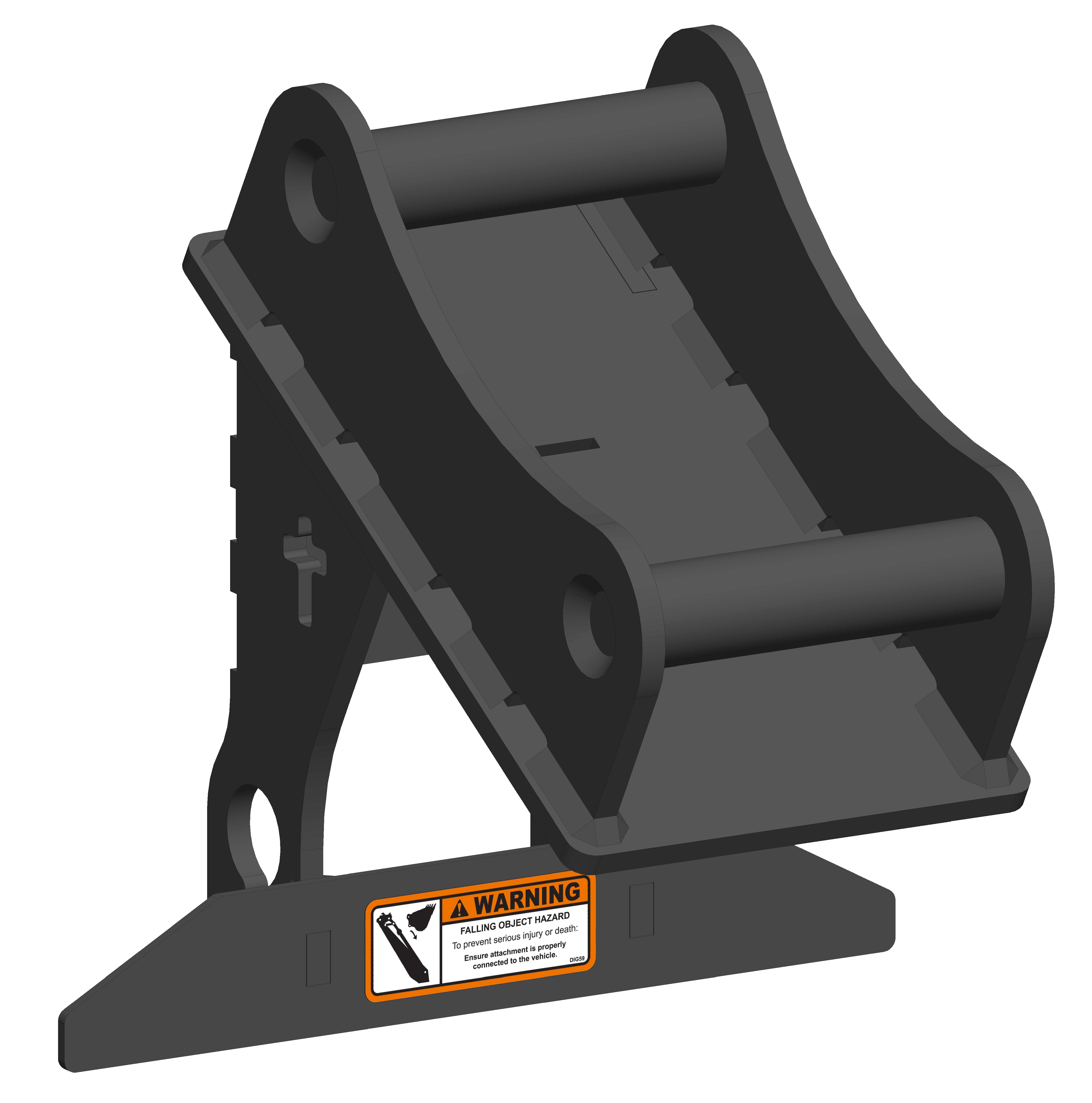 Mount that allows a T3 Post Driver to be used on CAT 308 and 309 machines.
