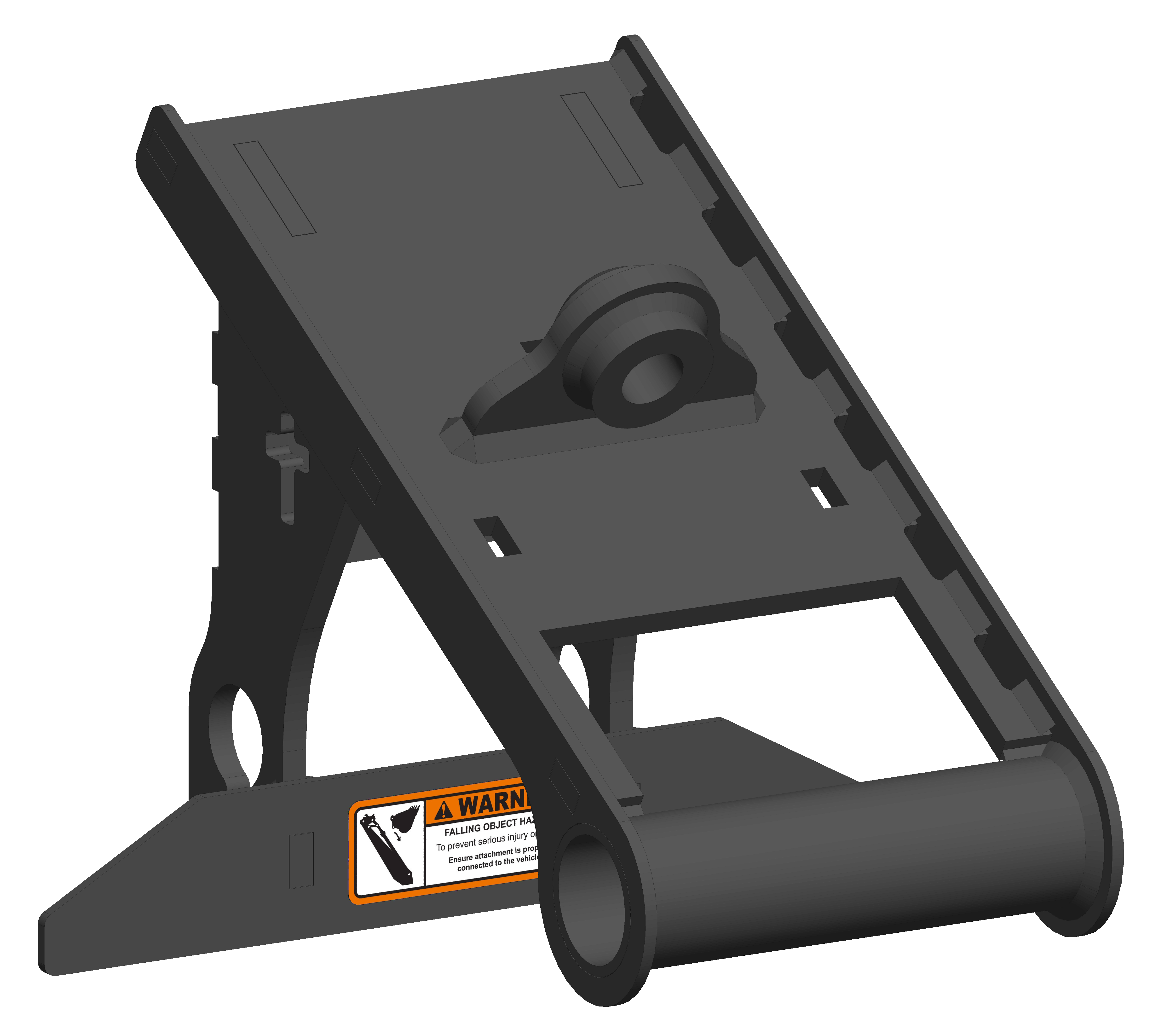 Mount that allows a T3 Post Driver to be used on TAG QC27 machines.
