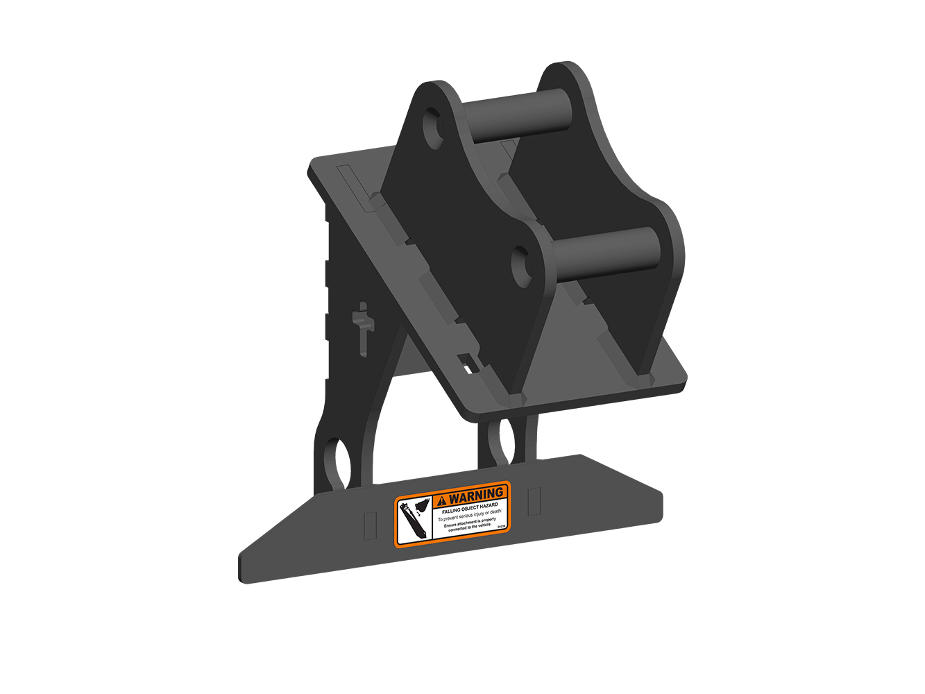 Mount that allows a T3 Post Driver to be used on TAG Pin Grabber TB135, TB235, TB235-2, TB240 machines.