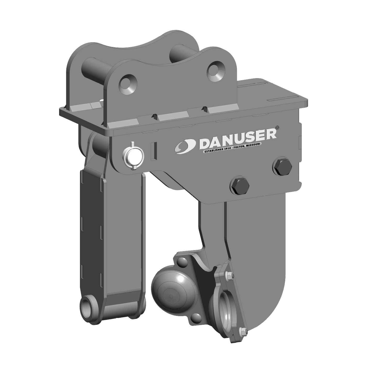 Mount that allows an EP Auger Drive to be used on Volvo ECR40 machines.