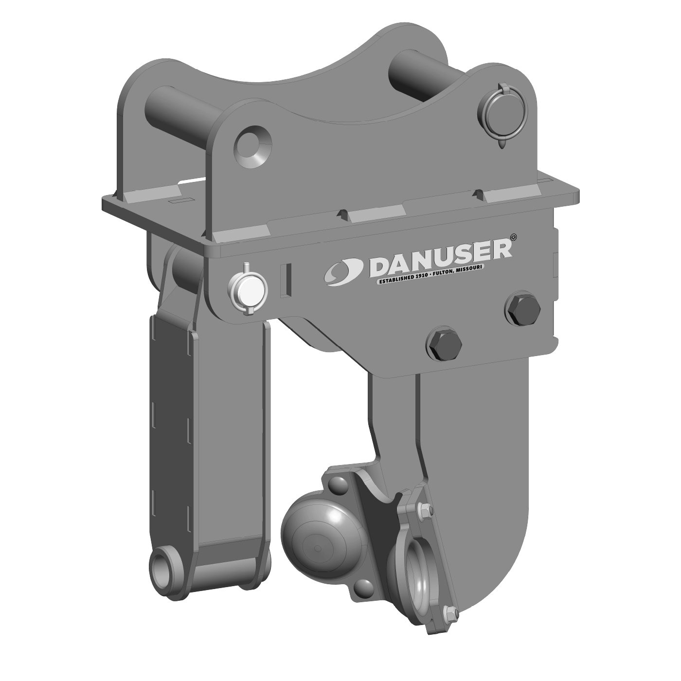Mount that allows an EP Auger Drive to be used on ​​​​​​​Volvo EC55 machines.