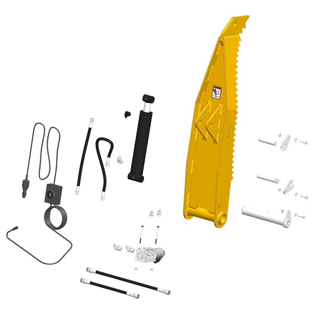 Intimidator XL Grapple Kit showing all components