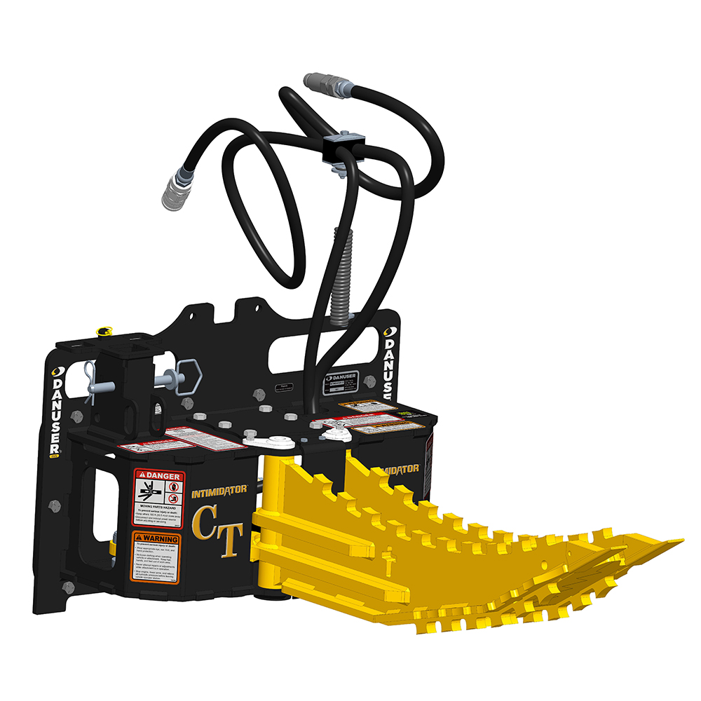 Intimidator CT for mini skid steers with jaws closed product image with white background