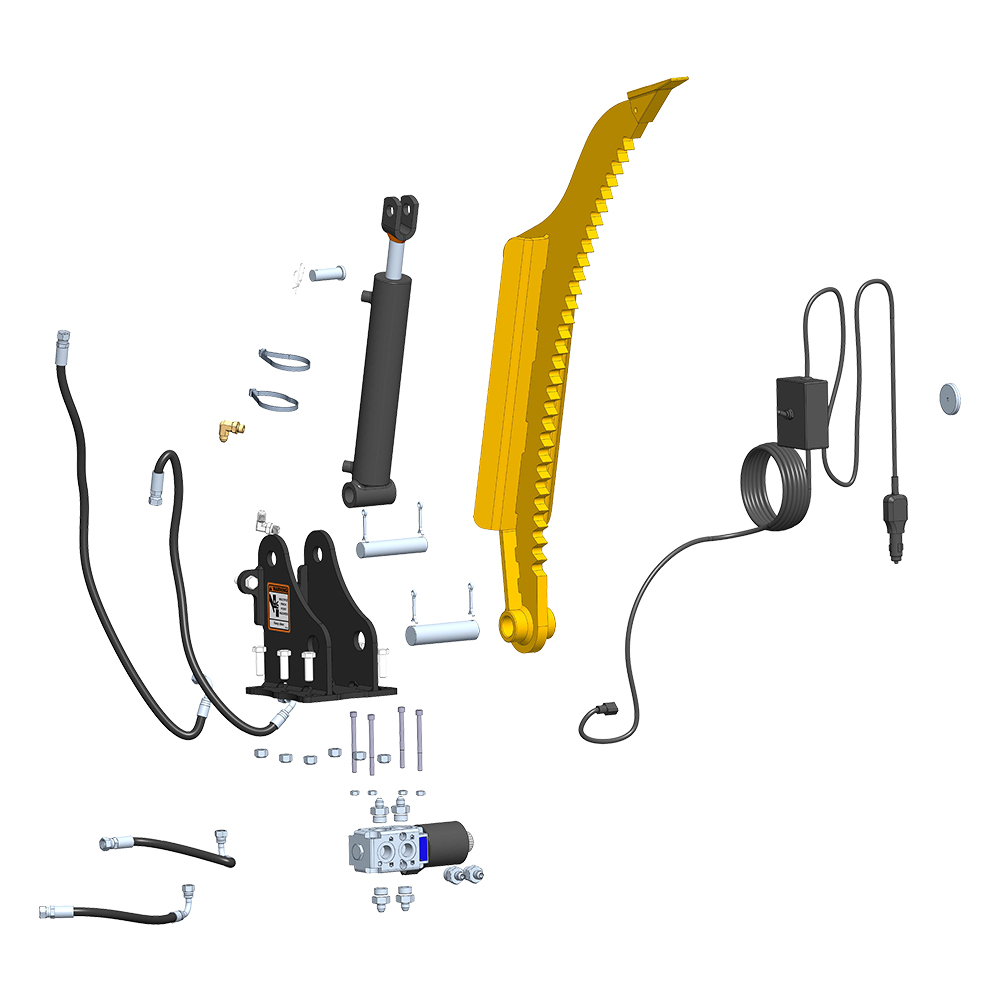 All components for the Intimidator CT grapple kit