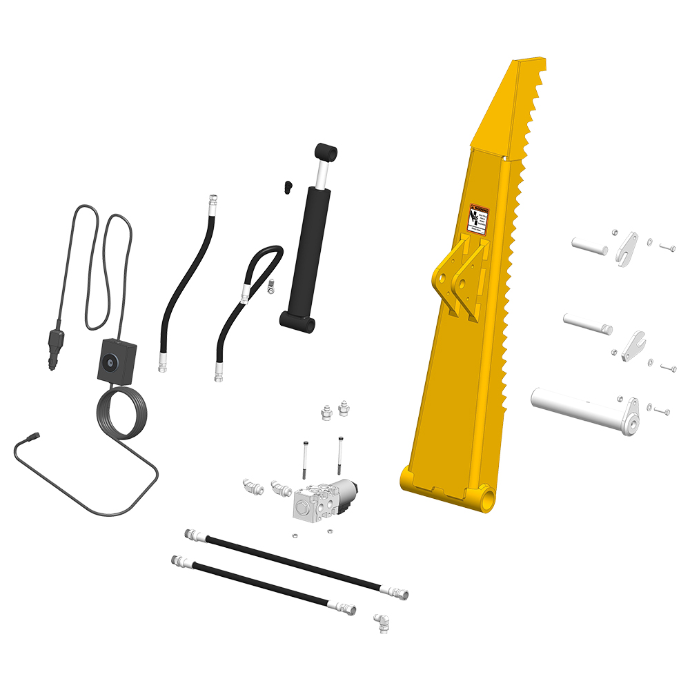 Intimidator Grapple Kit showing all components that come in the accessory product