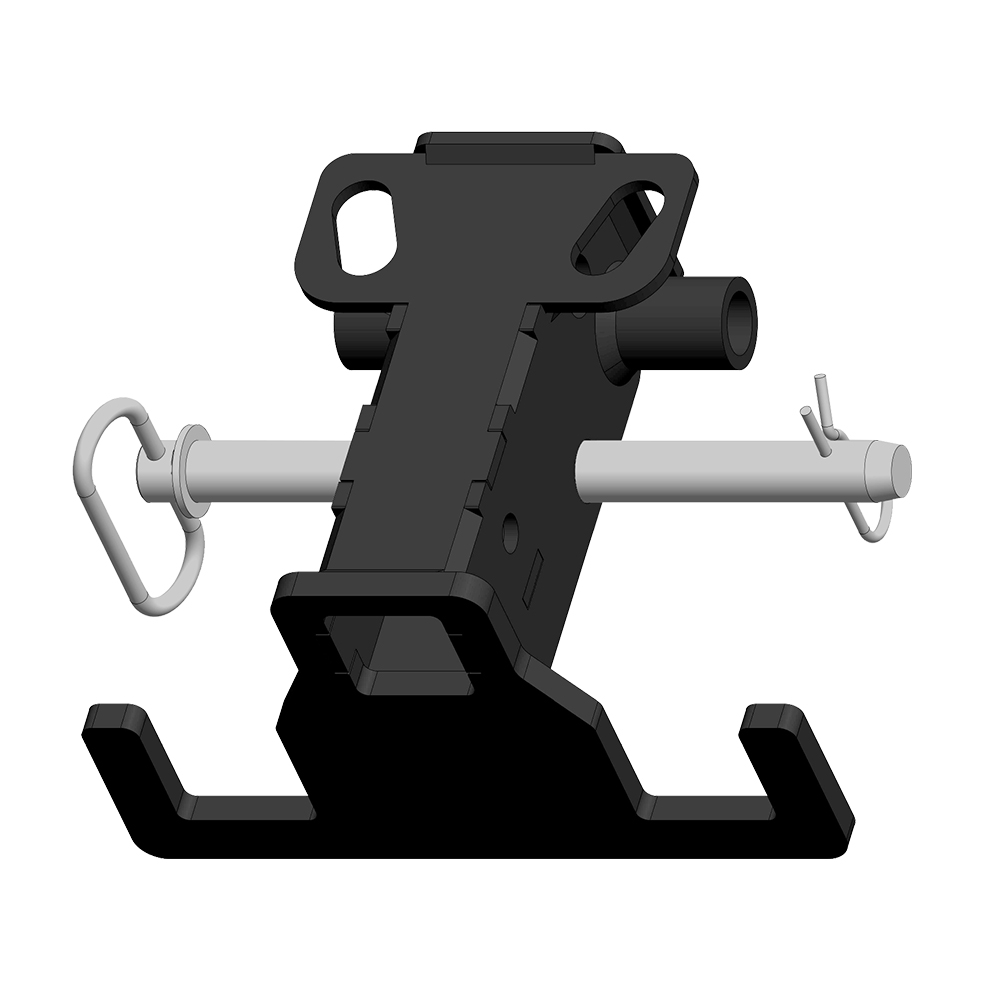 Hitch receiver kit for the Intimidator and Intimidator XL product image on white background