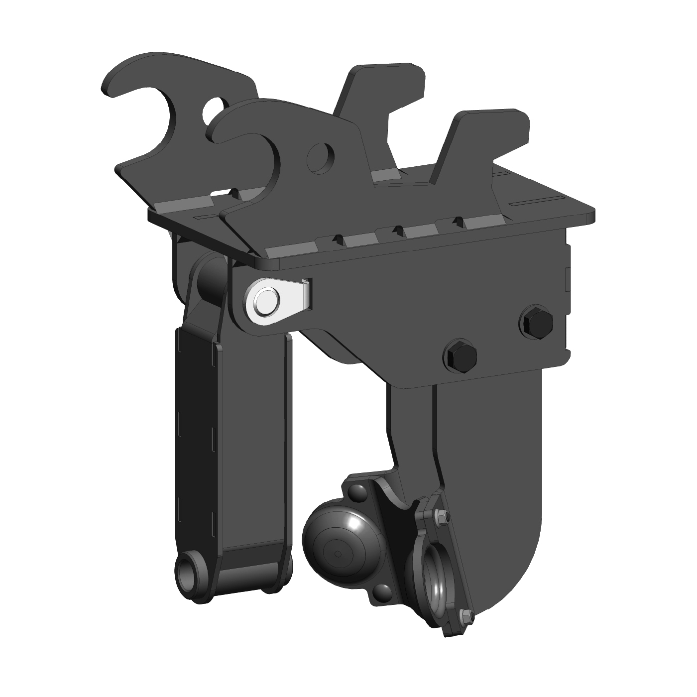 Mount that allows an EP Auger Drive to be used on John Deere 26D, 26G, 26P, 27D, 27G, 27P, 30D, 30G, 30P, 35D, 35G, 35P machines.