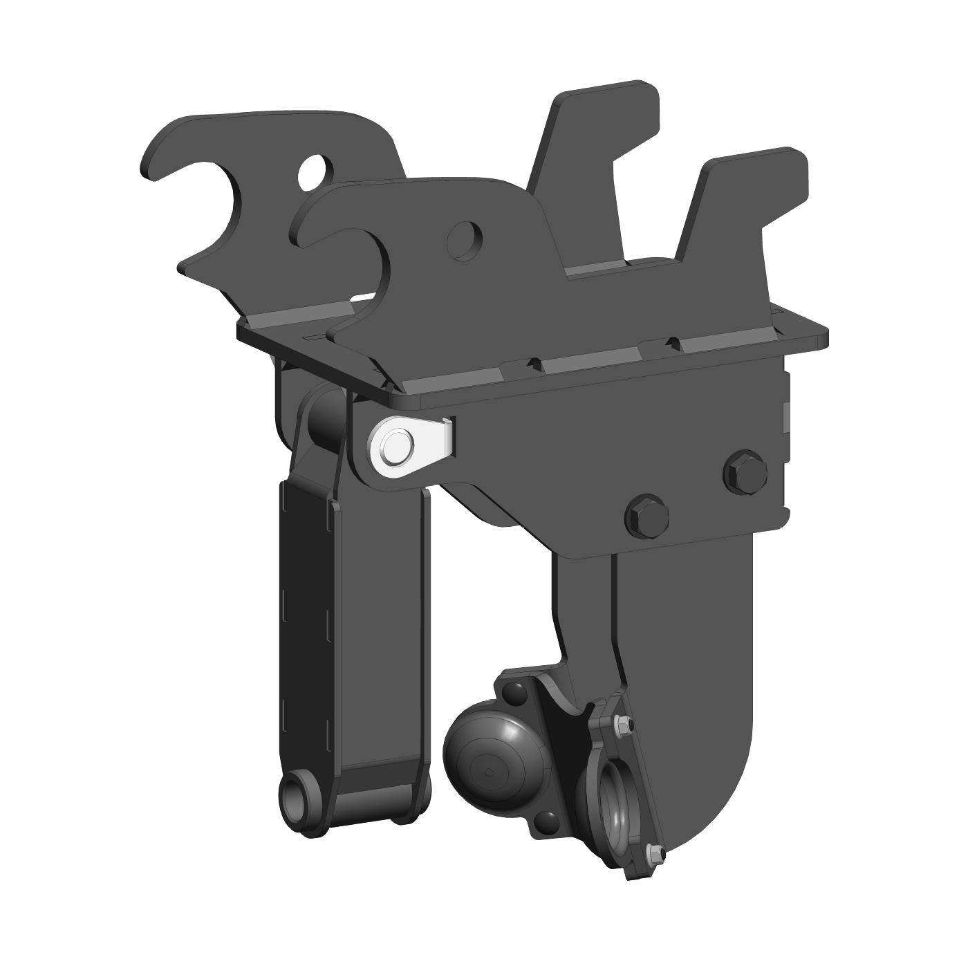 Mount that allows an EP Auger Drive to be used on John Deere 50D, 50G, 50P, 60D, 60G, 60P, Hitachi ZX50 machines.