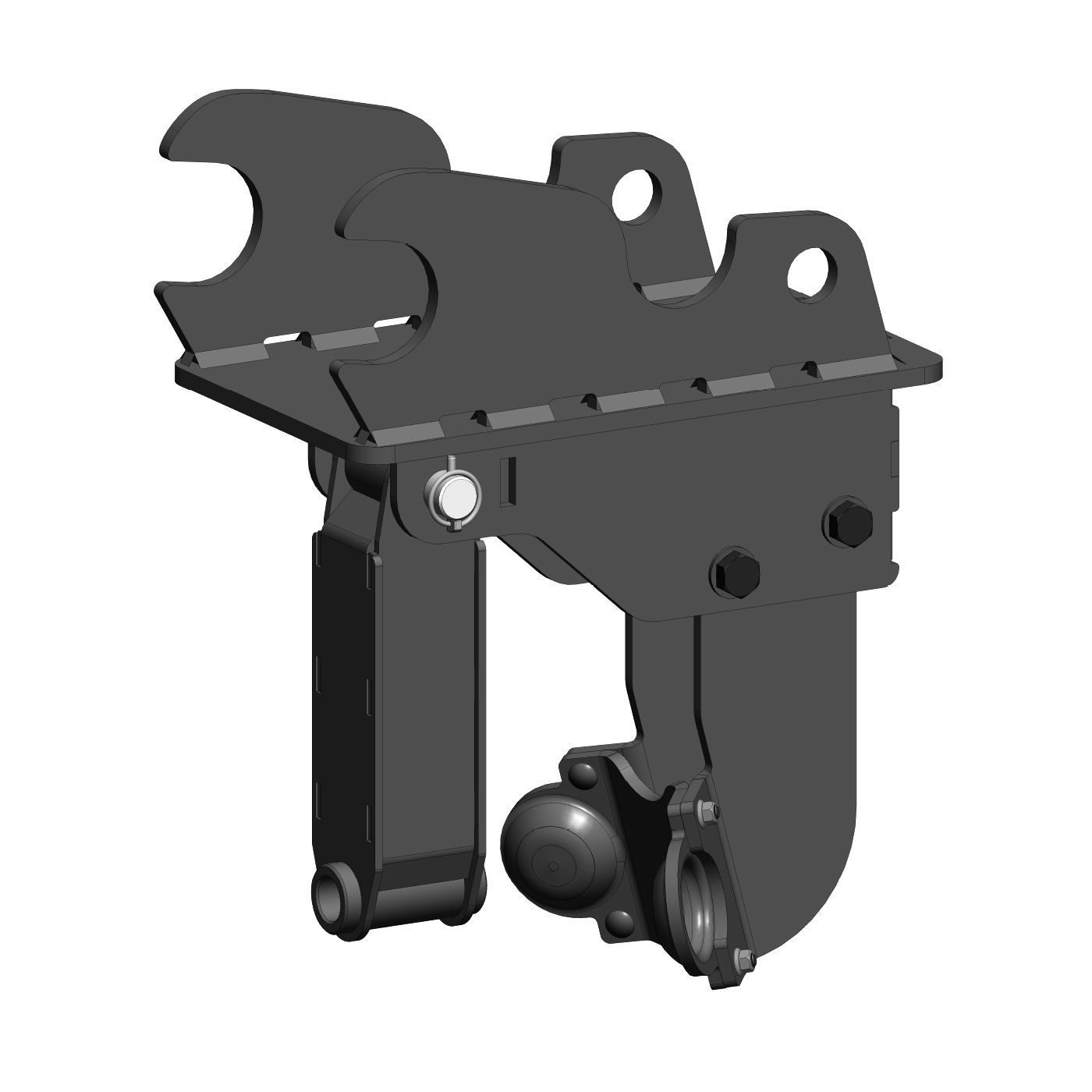 Mount that allows an EP Auger Drive to be used on Kubota KX161, U45 machines.