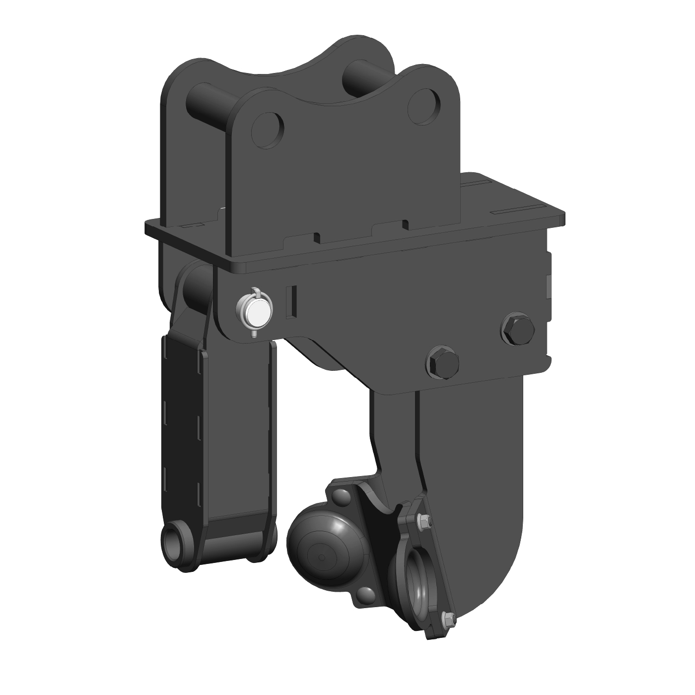 Mount that allows an EP Auger Drive to be used on TAG Pin Grabber TB135, TB235, TB235-2, TB240 machines.